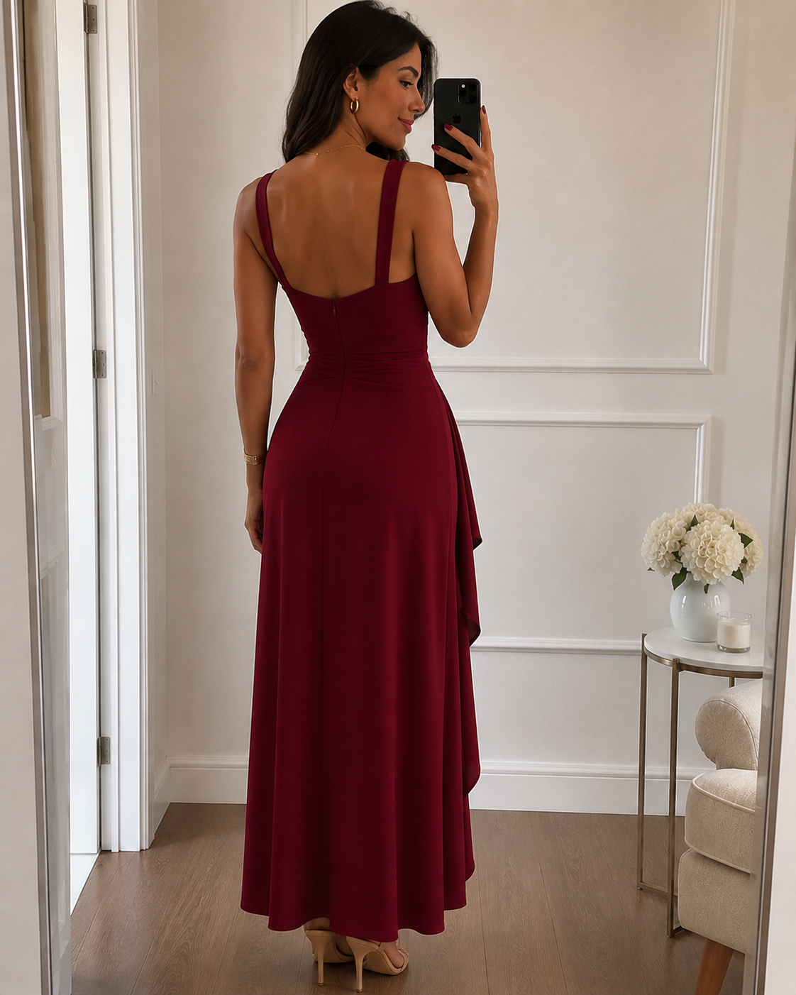 Vestido feminino vermelho