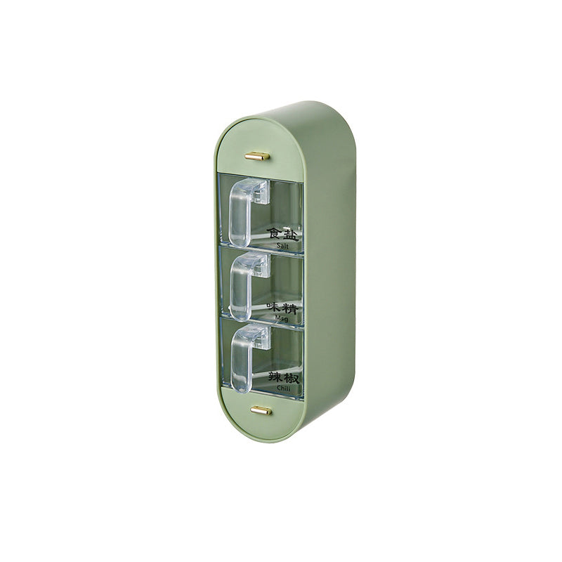 Wall Mounted Spice Box Kitchen Shelf Spice Bottle Jar