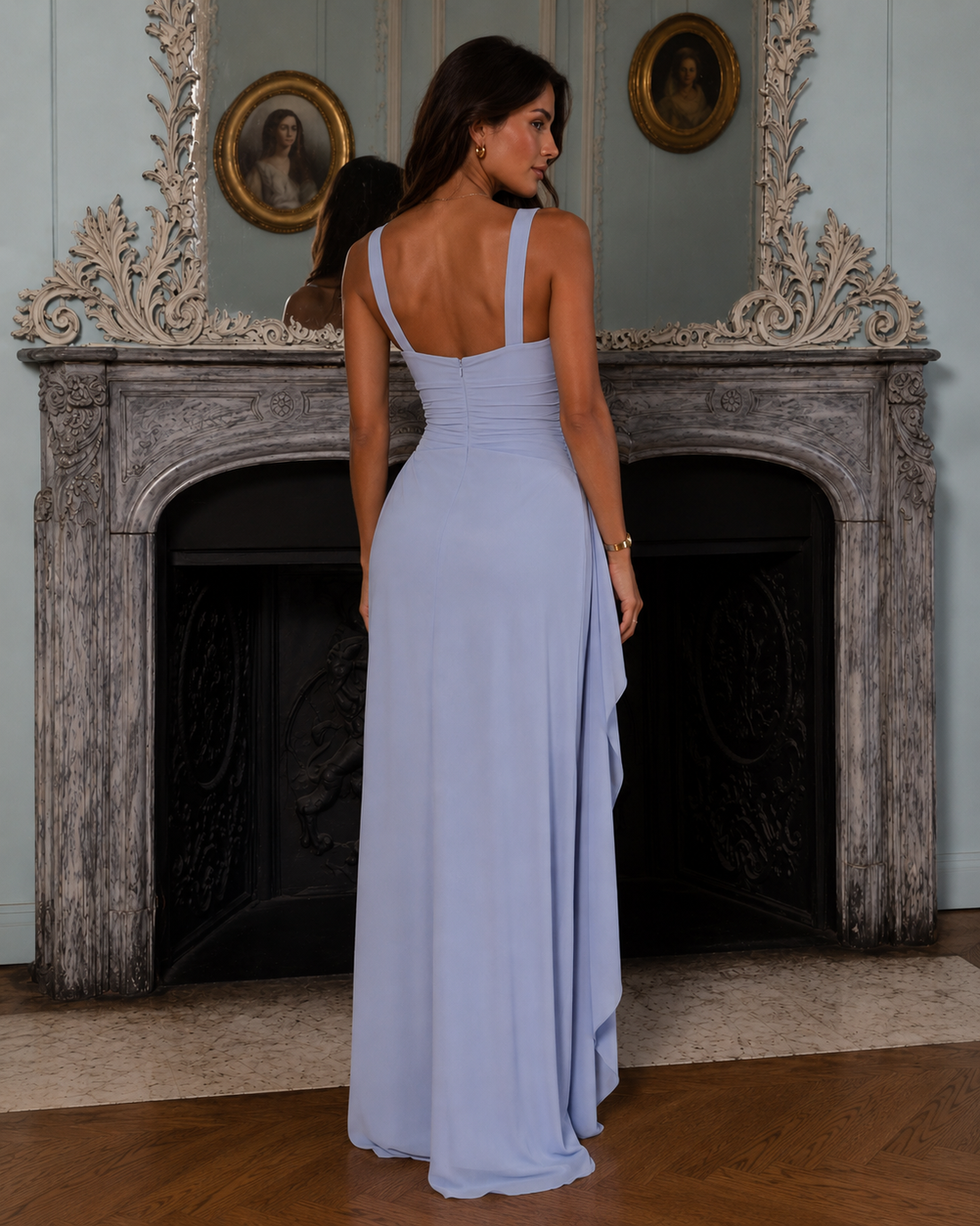 Vestido mulher azul