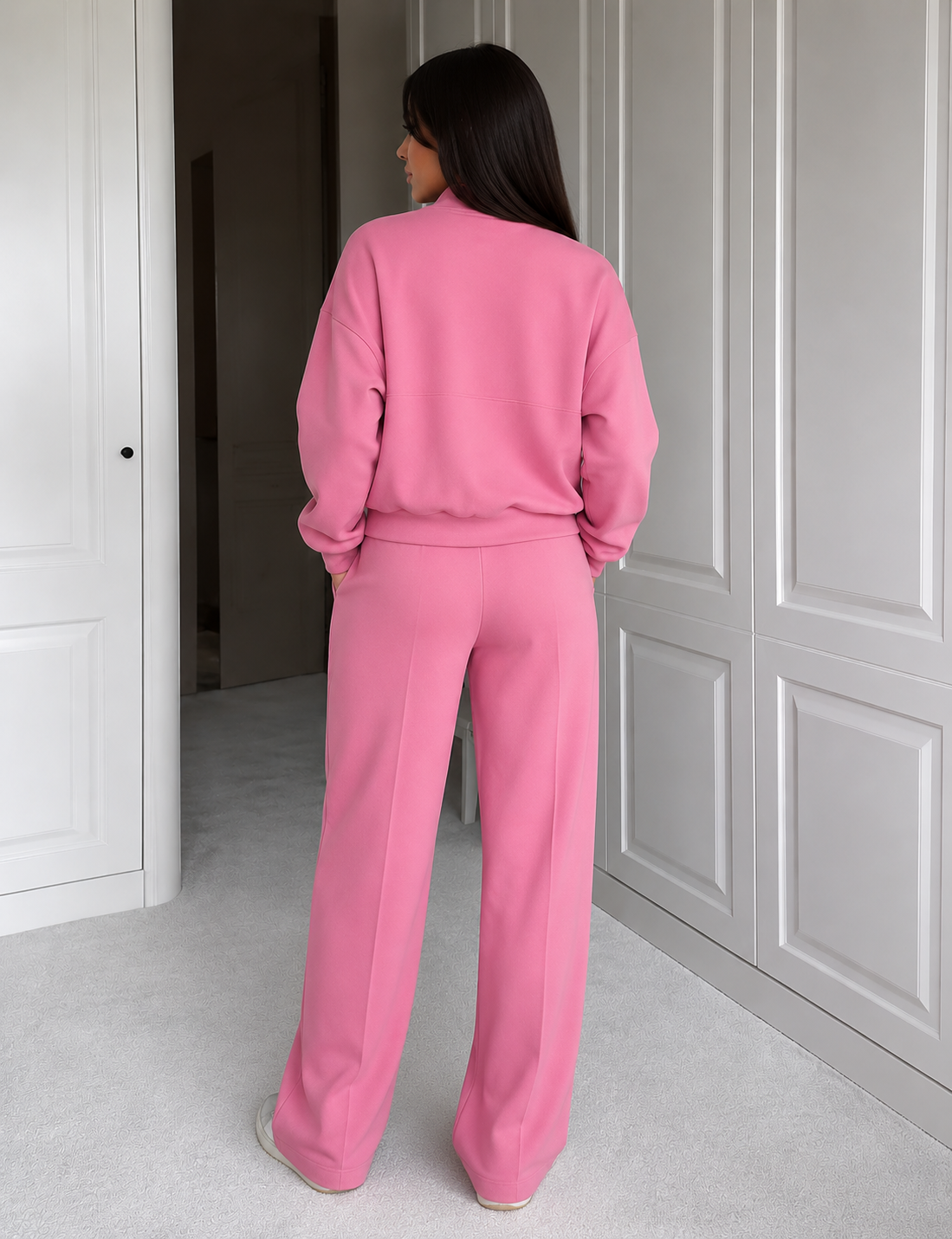 moda feminina rosa e elegante